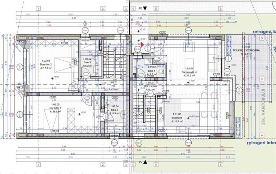 Duplex cu 4 camere cu Canalizare în Gruia