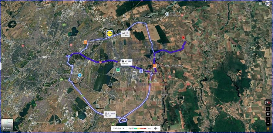 Teren Construcții intravilan de 82757 mp, în Crevedia
