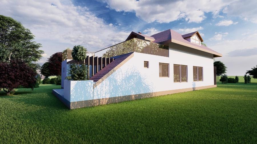 Casă individuală cu 5 camere în Moara Vlăsiei