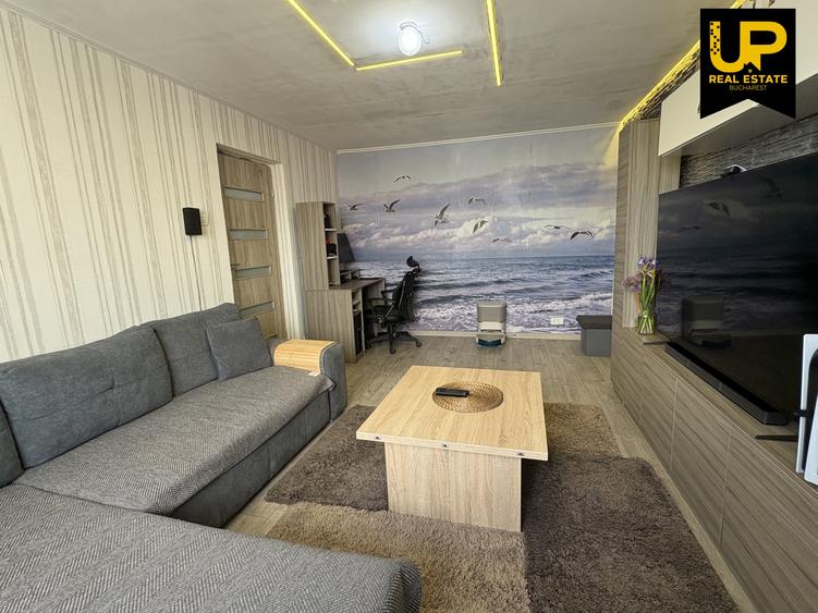 Apartament cu 3 camere semidecomandat, mobilat în Titan