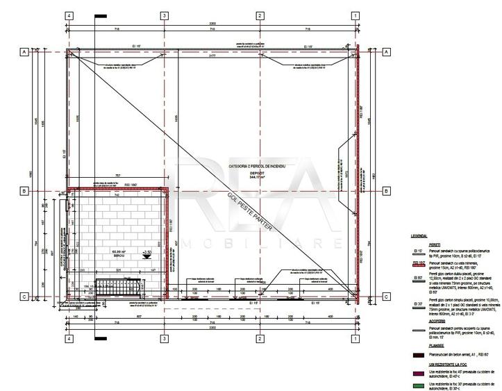 Spațiu industrial, de 344.17001342773 mp, în Chiajna