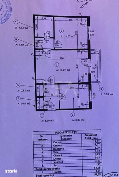 Apartament cu 2 camere semidecomandat în Vitan