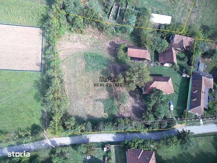 Casă cu 2 camere cu Teren 9223 Mp în Lunca