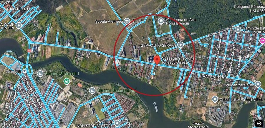 Teren Construcții intravilan de 5045 mp, în Sisești