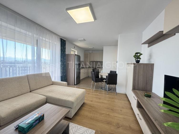 Apartament cu 2 camere semidecomandat, mobilat în Tractorul