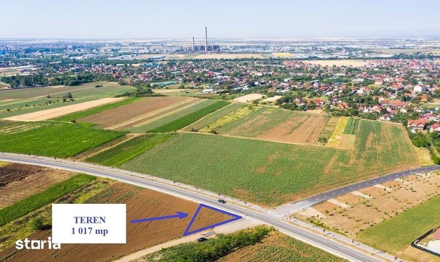 Teren de 1000 mp, în Oncea