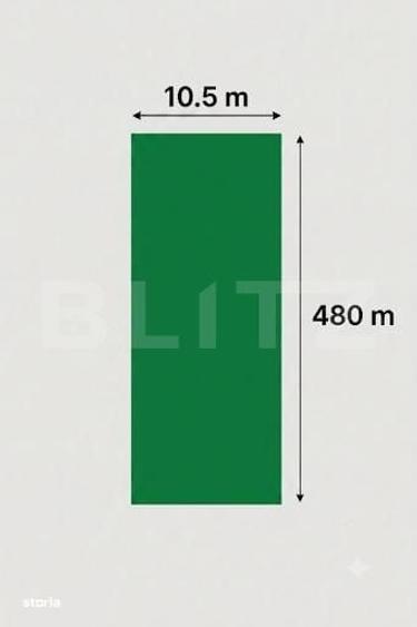 Teren intravilan Carligei 5000 mp Utilitati la Front - 1