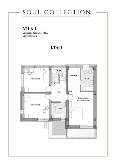 Casă cu 6 camere cu Teren 340 Mp în Mogoșoaia