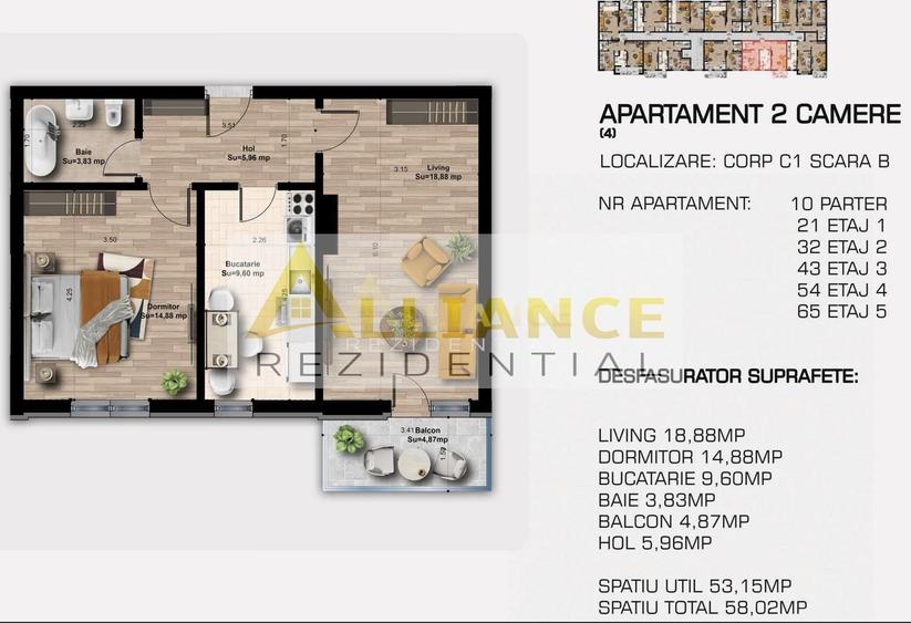 Ap 3 camere langa metrou Berceni - 10