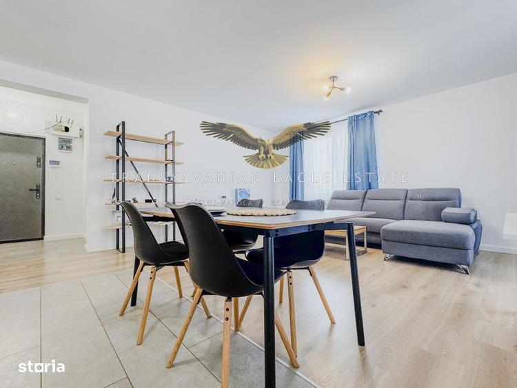 Apartament cu 3 camere semidecomandat, mobilat în Europa