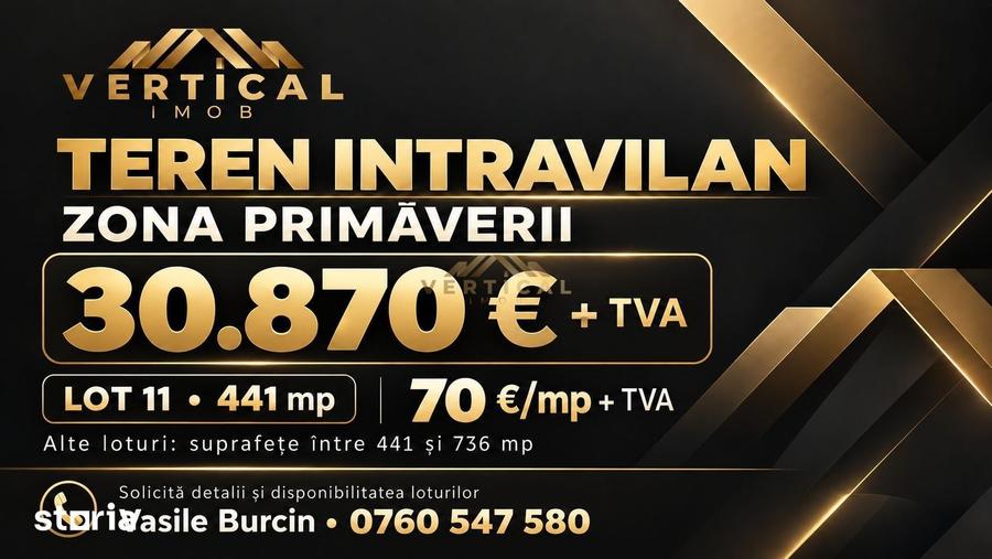 Teren de 441 mp, în Berceni