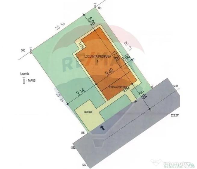 Teren Sanpetru, str Armoniei, 539mp, cu proiect casa si a... - 4