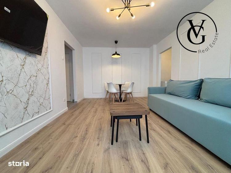 Apartament cu 2 camere semidecomandat, mobilat în Timpuri Noi