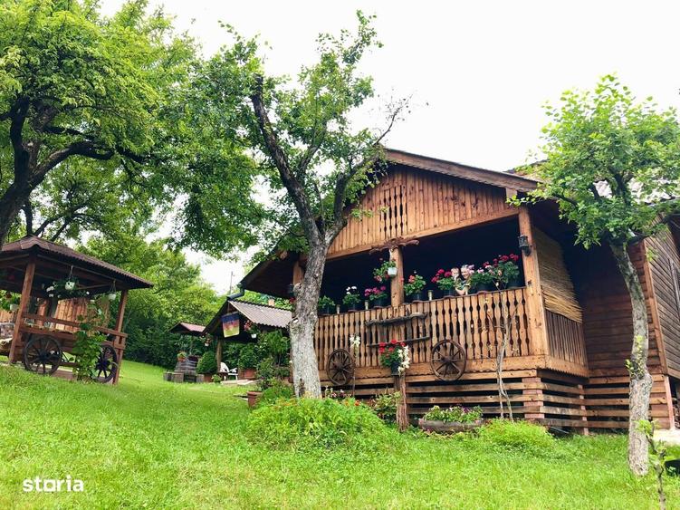 Casă cu 2 camere cu Teren 3400 Mp în Central