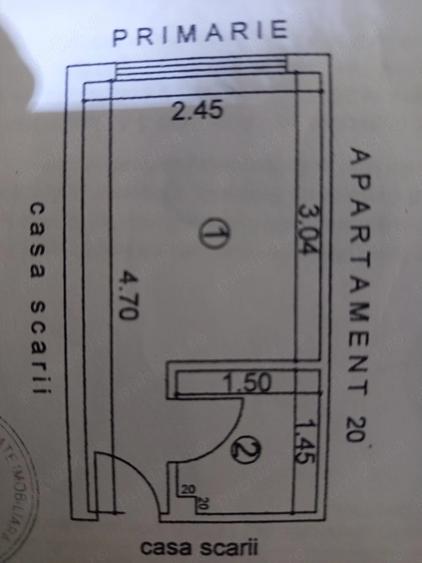 Garsonieră decomandată în Exterior Vest