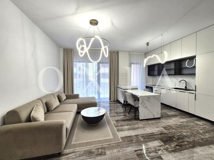 Apartament cu 2 camere semidecomandat, mobilat în Giroc