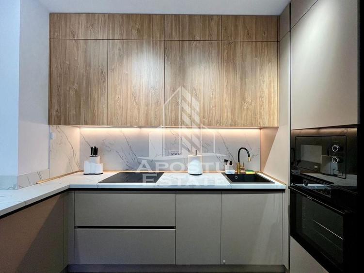 Apartament cu 2 camere semidecomandat, mobilat în Torontalului