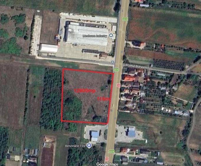 Teren de 12800 mp, în Central