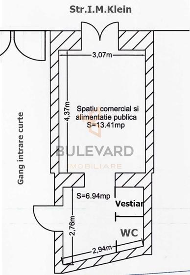 Spațiu comercial, de 21 mp, în Ultracentral