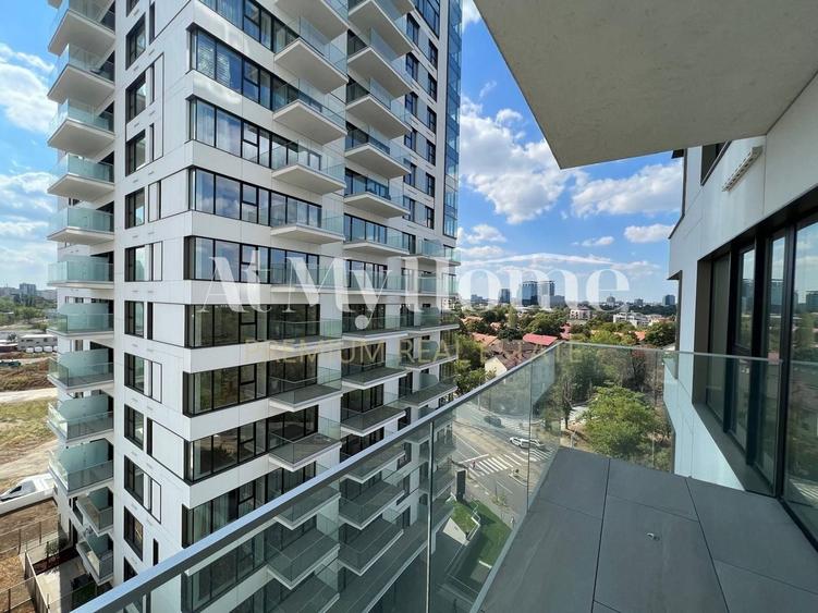 Apartament cu 2 camere decomandat, mobilat în Barbu Văcărescu