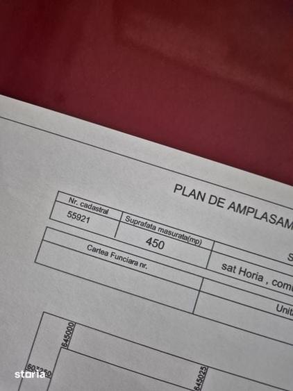 Teren de 450 mp, în Horia