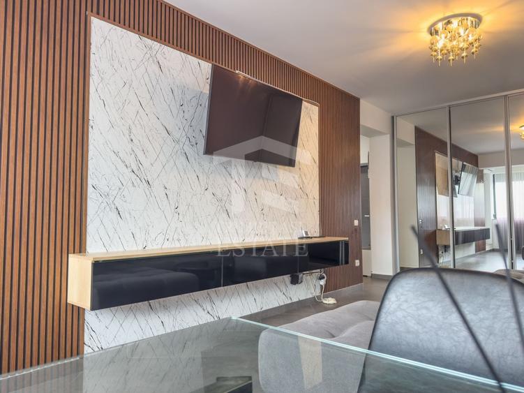 Apartament cu 2 camere decomandat, mobilat în Exterior Est