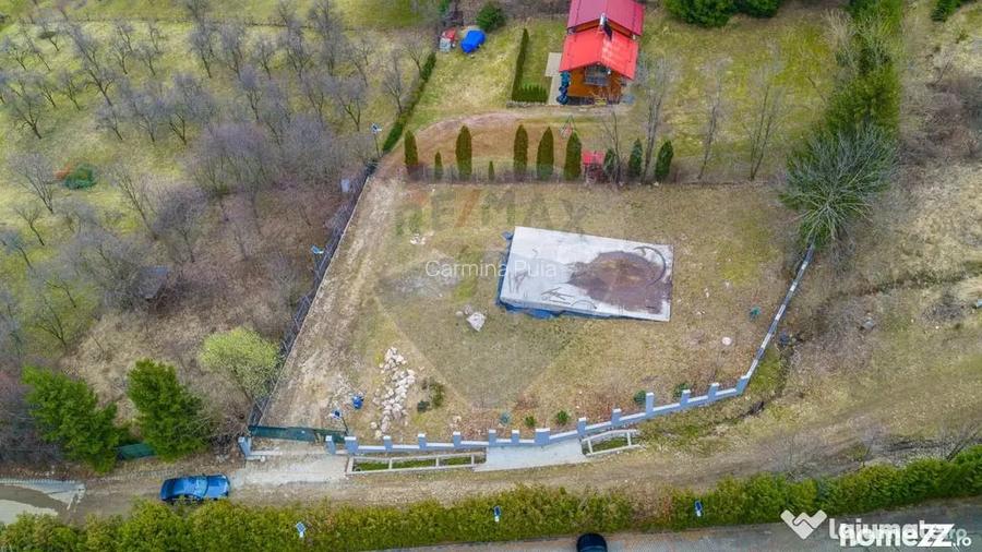 Teren 857mp Sacele/ fundatie / proiect casa/ AC- cf / Strada 7 Izvoare - Sacele (Brasov)