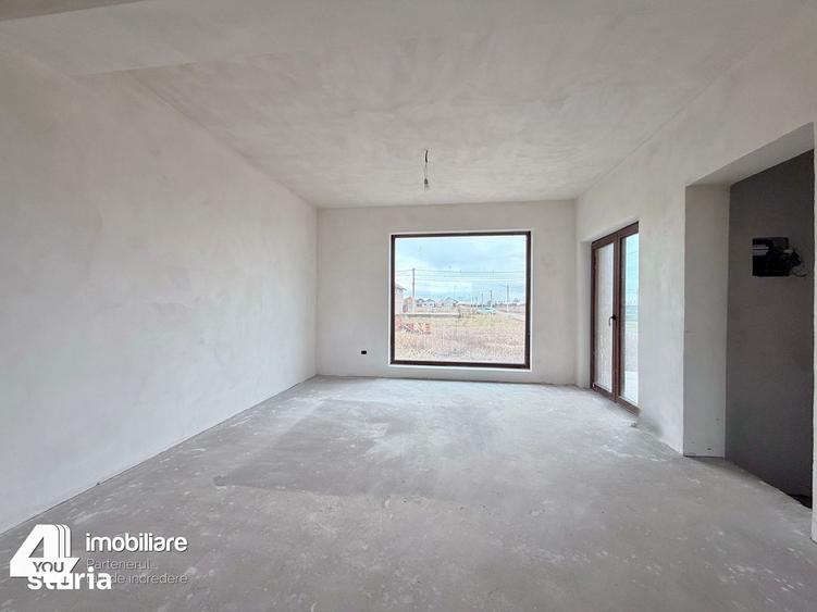 Casa noua din 2025 semifinisata, Curtici cartier nou, teren 500 mp - 13