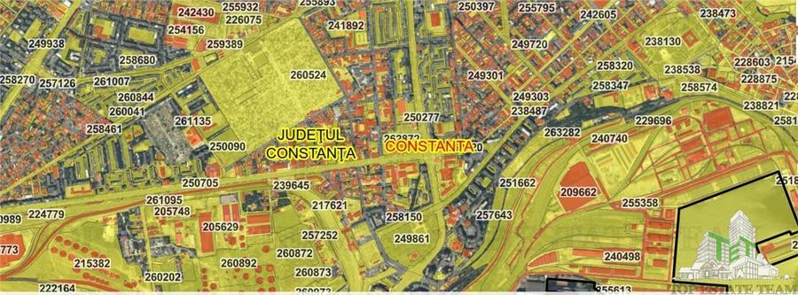 Teren Construcții intravilan de 284 mp, în Central