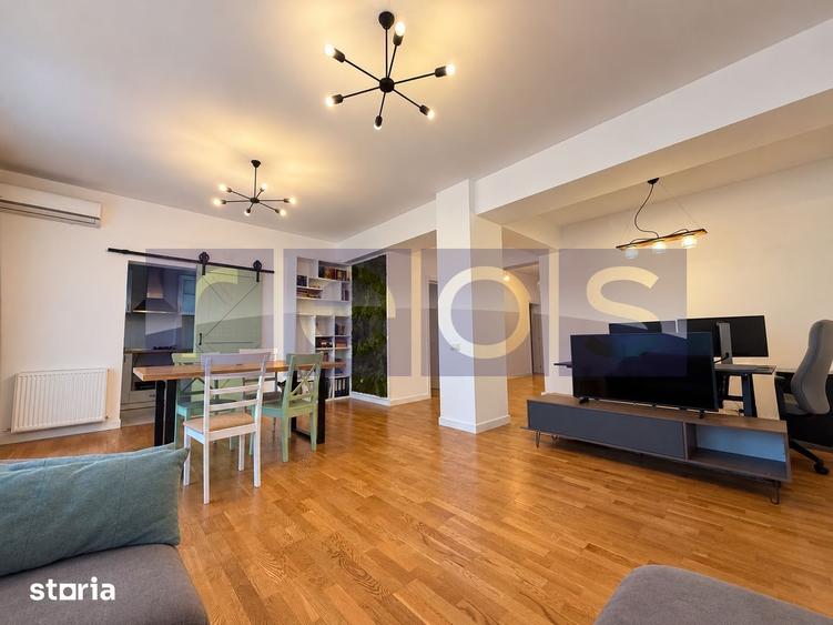 Apartament cu 4 camere, mobilat în Grivița