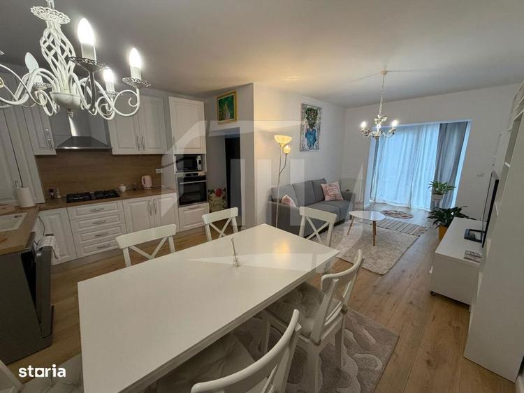 Apartament cu 3 camere, mobilat în Bună Ziua