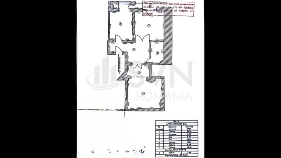 Apartament cu 3 camere decomandat în Cișmigiu