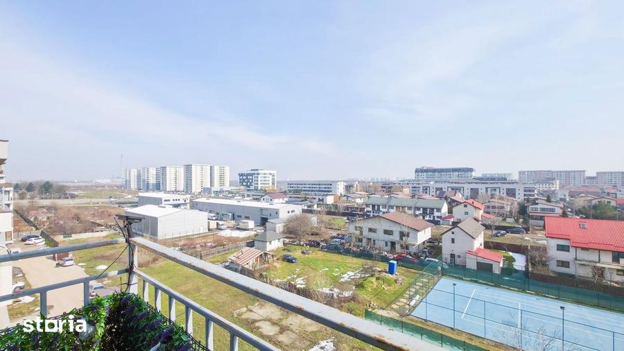 Apartament 2 camere Bragadiru Alunului, mobilat, balcon 19mp, parcare - 12