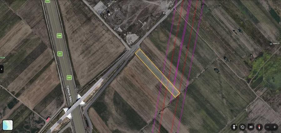 Vand teren extravilan 3.240 mp la strada * intre Selimbar si Bungard - 2