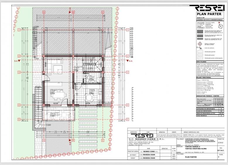 Casă individuală cu 5 camere cu Teren 1000 Mp în Feleacu