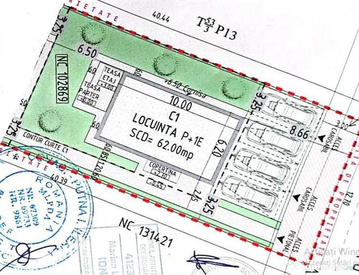Casă cu 3 camere cu Teren 257 Mp în Central
