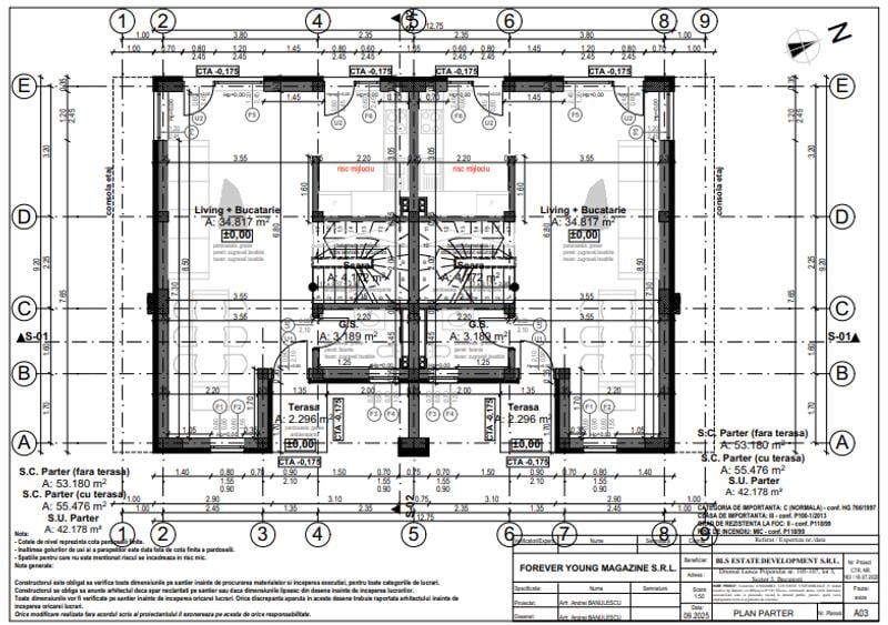 Duplex cu 4 camere cu Garaj în 1 Decembrie 1918