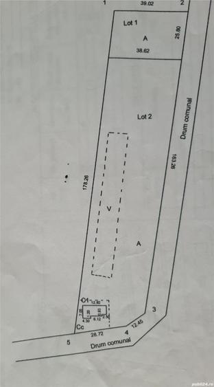 Teren de 5807 mp, în Munteni