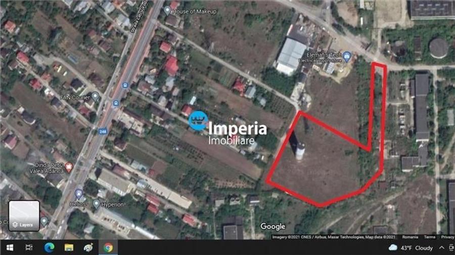 Teren Construcții intravilan de 12500 mp, în Aeroport