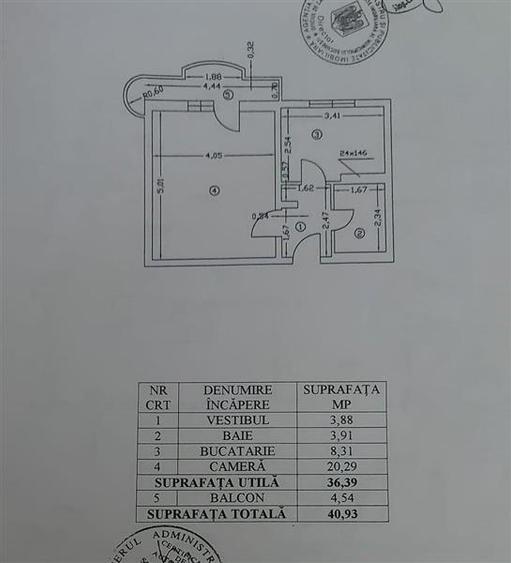 Garsonieră decomandată în Brâncoveanu