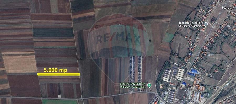 Teren agricol extravilan de 5000 mp, în Tărlungeni