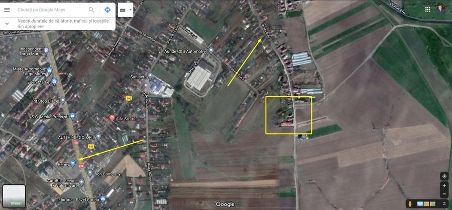 Teren Construcții intravilan de 1718 mp, în Sântana de Mureș