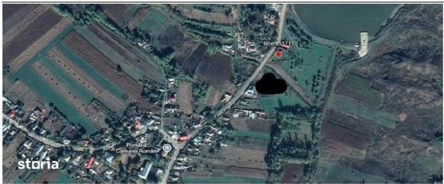 Teren de 2500 mp, în Roman