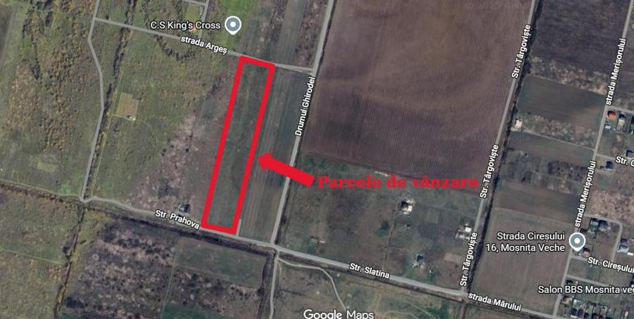 Teren Construcții intravilan de 699 mp, în Moșnița Veche