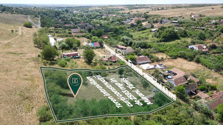 Teren Construcții intravilan de 2593 mp, în Murani