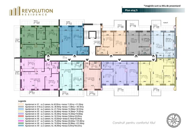 Apartament cu 2 camere decomandat în Hotvon