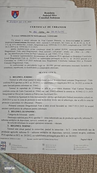 Teren de 14096 mp, în Militari