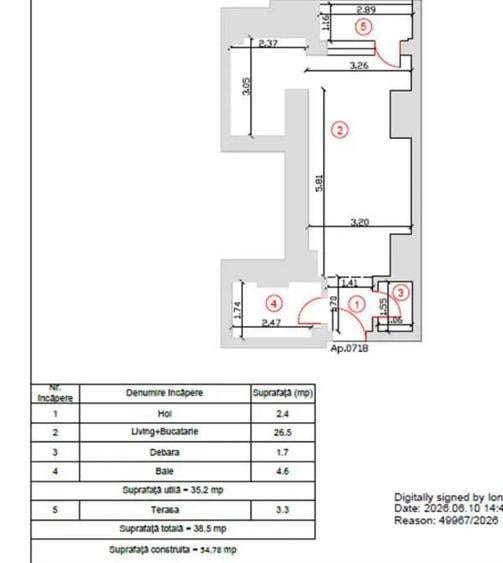 Vânzare garsonieră Smart Residence zona Lujerului - 7