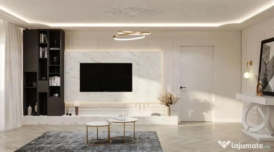 Apartament cu 3 camere decomandat, mobilat în Faleza Nord