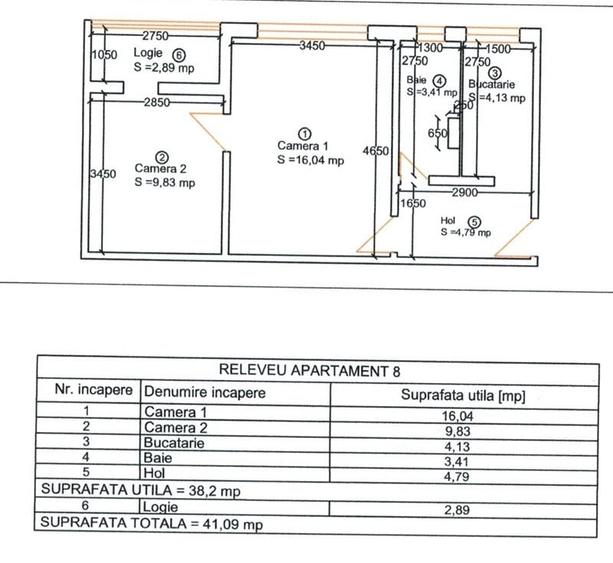 Apartament cu 2 camere nedecomandat, mobilat în Girocului